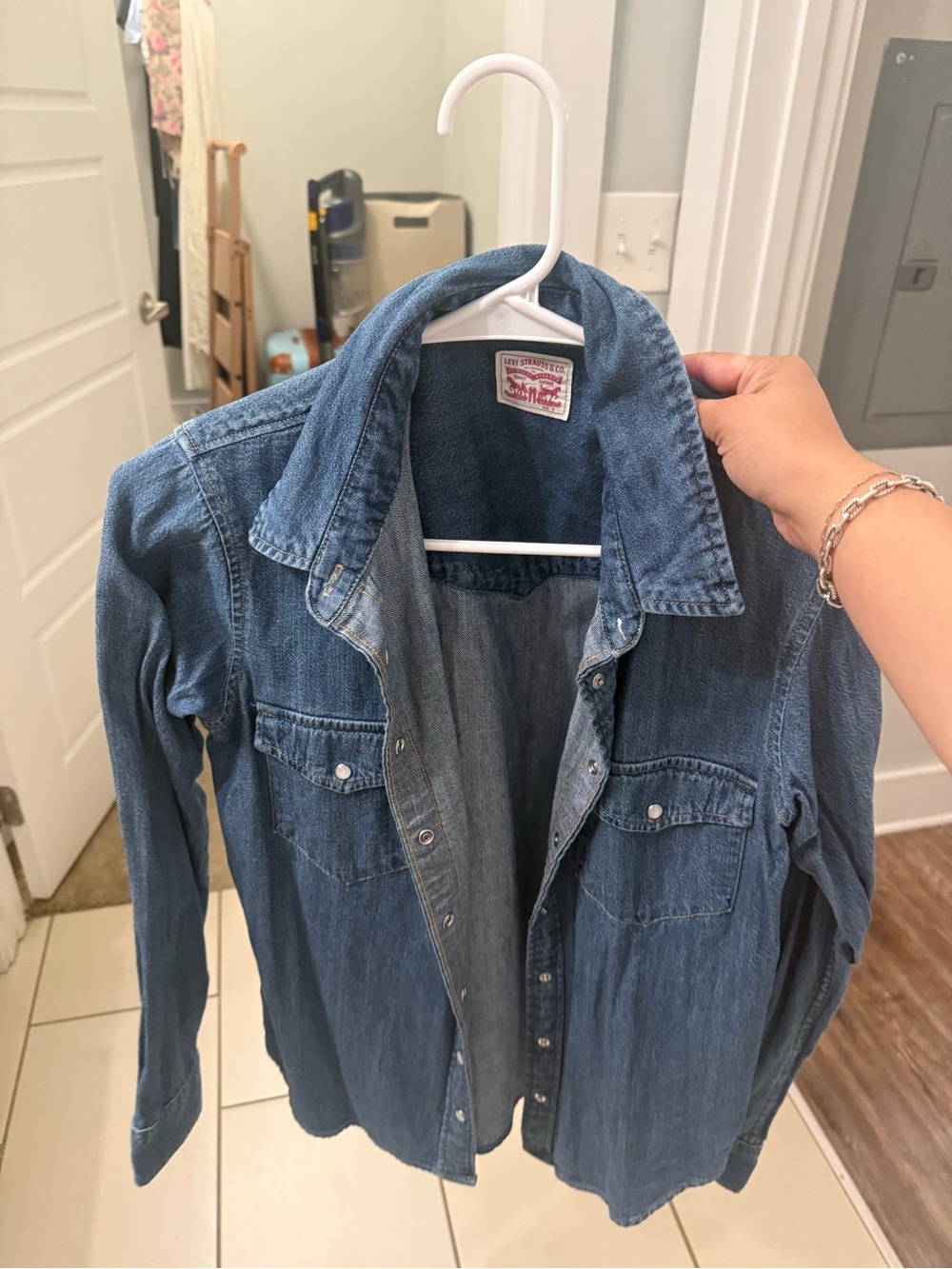 Levi's Women's Denim Jacket - Dark Blue